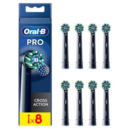 Oral-B CrossAction 8 pc(s) Black