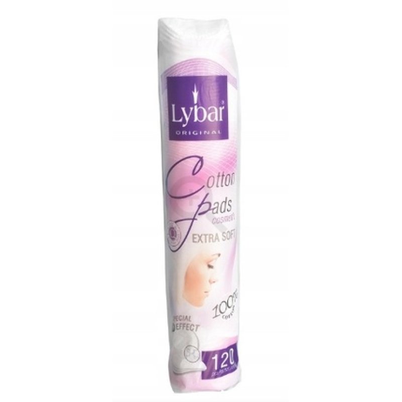 Ecopure Premium Organic Cotton Face Pads 120 Soft Rounds