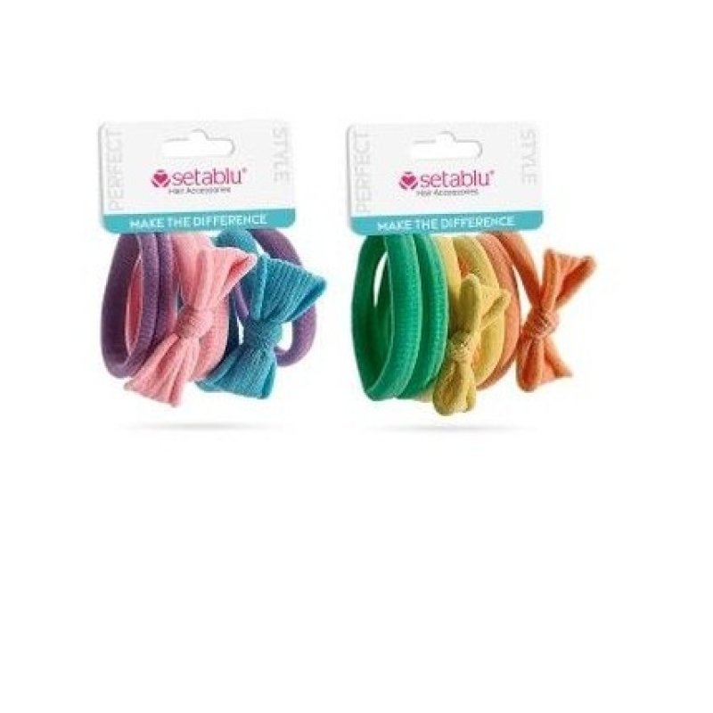 Setablu Elastic Hair Ties Bow 6 Pieces Perfect For Styling Your Hair