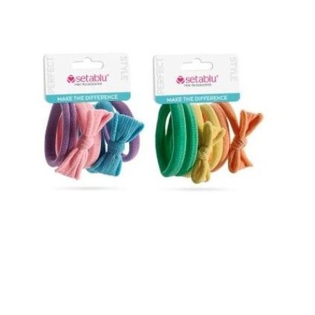 Setablu Elastic Hair Ties Bow 6 Pieces Perfect For Styling Your Hair
