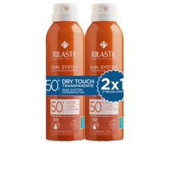 Sun System Spf50 Spray Transparent Dry Touch Pack 2 X 200 Ml