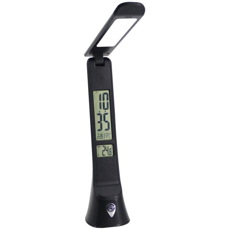 Avide LED Tischleuchte Hugo Schwarz 6W Kalendar