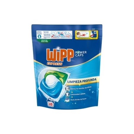 Wipp Express Power Caps Detergent Capsules 20 Capsules