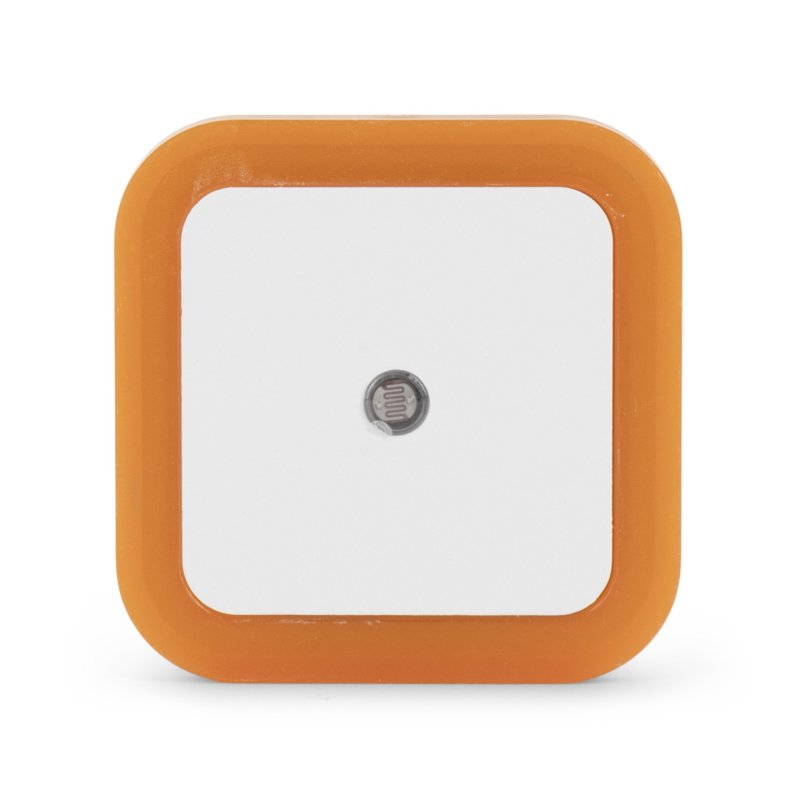 Entac Nachtlicht 0.5W quadrat. WW Orange Dämmerungssensor