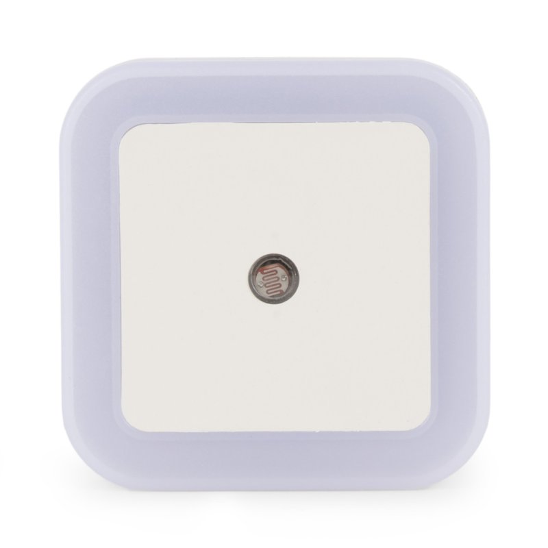 Entac Nachtlicht 0.5W quadrat. CW White Dämmerungssensor