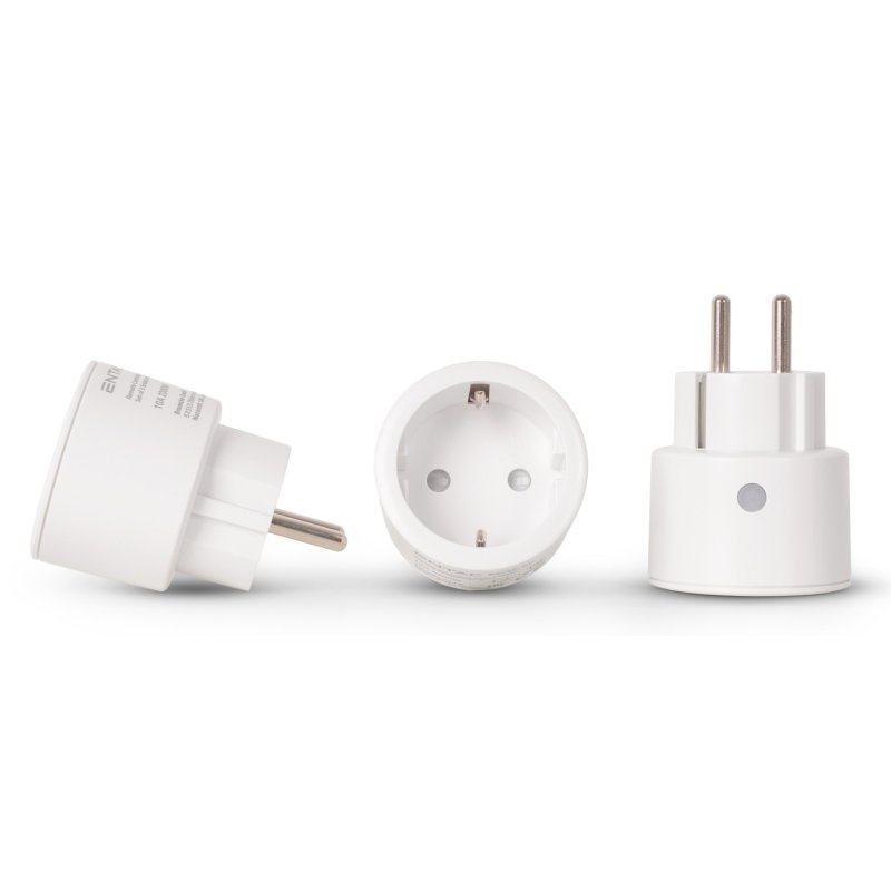 Entac ES-3S-RC adaptateur prise d'alimentation Blanc