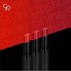 Sheer Shine Stylo Argan Oil Lipstick With Spf 25 Fire Red By Golden Rose