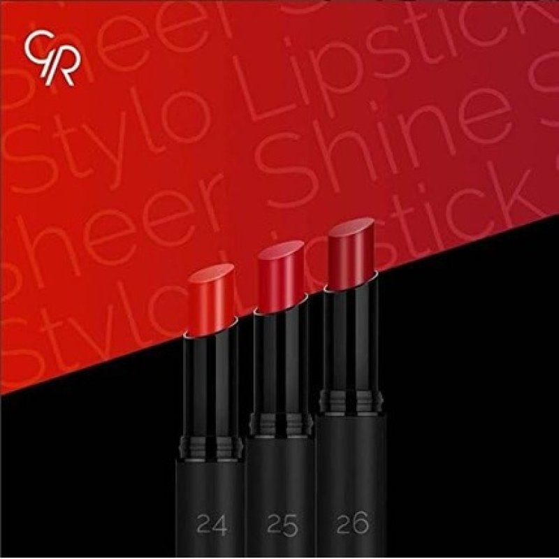 Sheer Shine Stylo Argan Oil Lipstick With Spf 25 Fire Red By Golden Rose