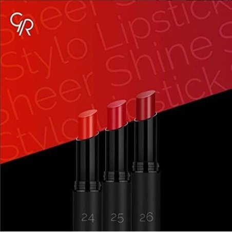 Sheer Shine Stylo Argan Oil Lipstick With Spf 25 Fire Red By Golden Rose