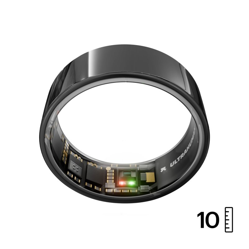 Ultrahuman Ring AIR Non Anneau intelligent de suivi d'activité Noir