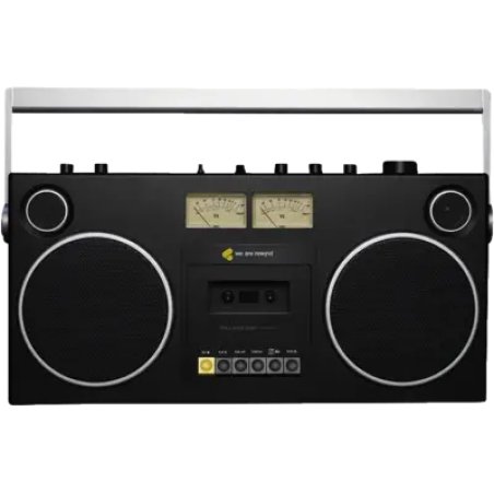 WE ARE REWIND GB-001 Curtis Portable cassette player 1 deck(s) Black