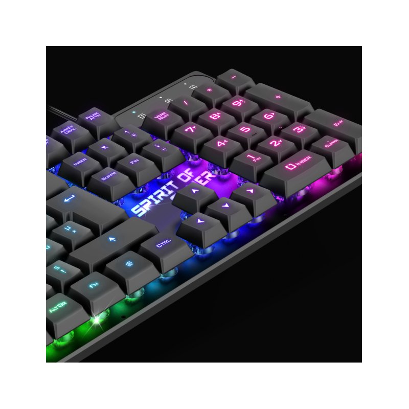 Clavier filaire Gamer Spirit Of Gamer Pro-K1 RGB (Noir)