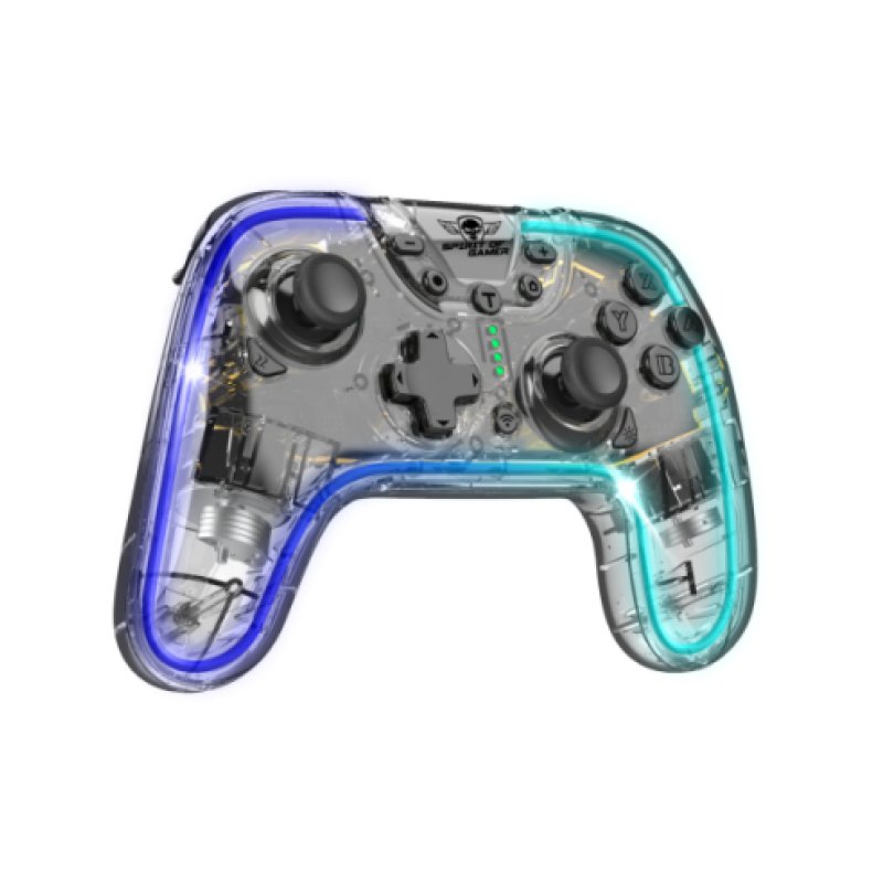 Spirit of Gamer Pulse Bluetooth Transparent Manette de jeu Analogique Nintendo Switch