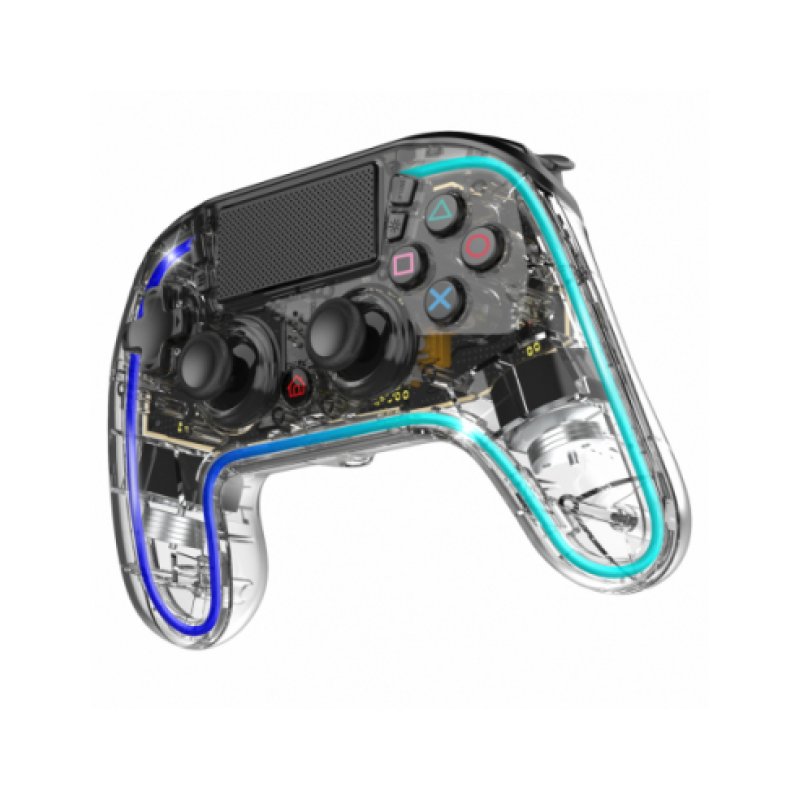 Manette de jeu sans fil Spirit Of Gamer Neon Bluetooth RGB (Transparent)