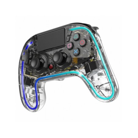Spirit of Gamer Neon Bluetooth Transparent Manette de jeu Analogique PlayStation 4, Playstation 3