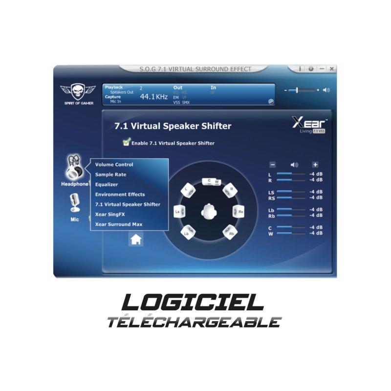 Spirit of Gamer XPERT H700 Casque Avec fil Arceau Gaming Blanc