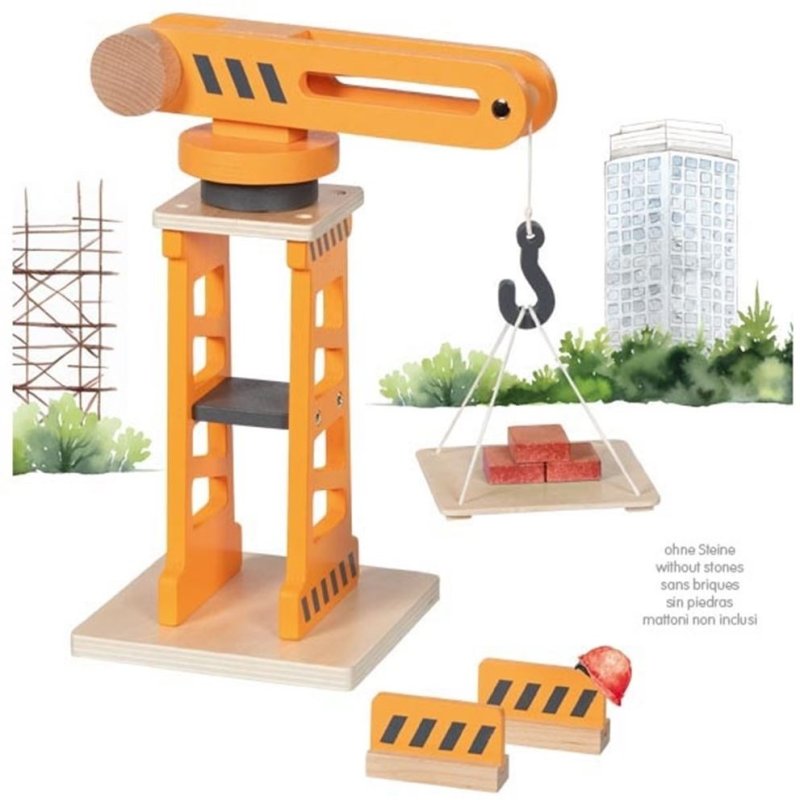 Goki - Rotating Crane with Two Safety Barriers (55824)