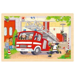 Goki 57301 puzzle Difference picture puzzle 24 pc(s) Vehicles