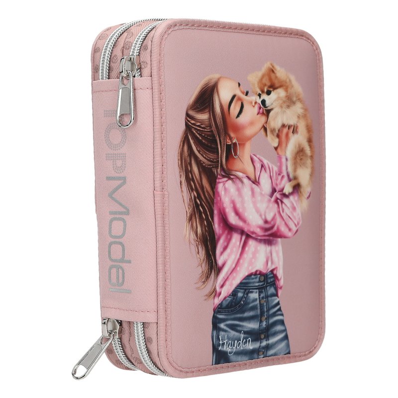 TOPModel Double Pencil Case DOTS