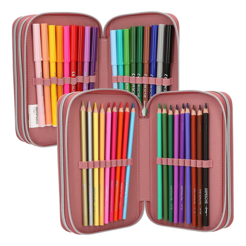 Topmodel - Triple Pencil Case - DOTS