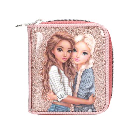 Topmodel - Purse DOTS - Rosé with Grey Dots