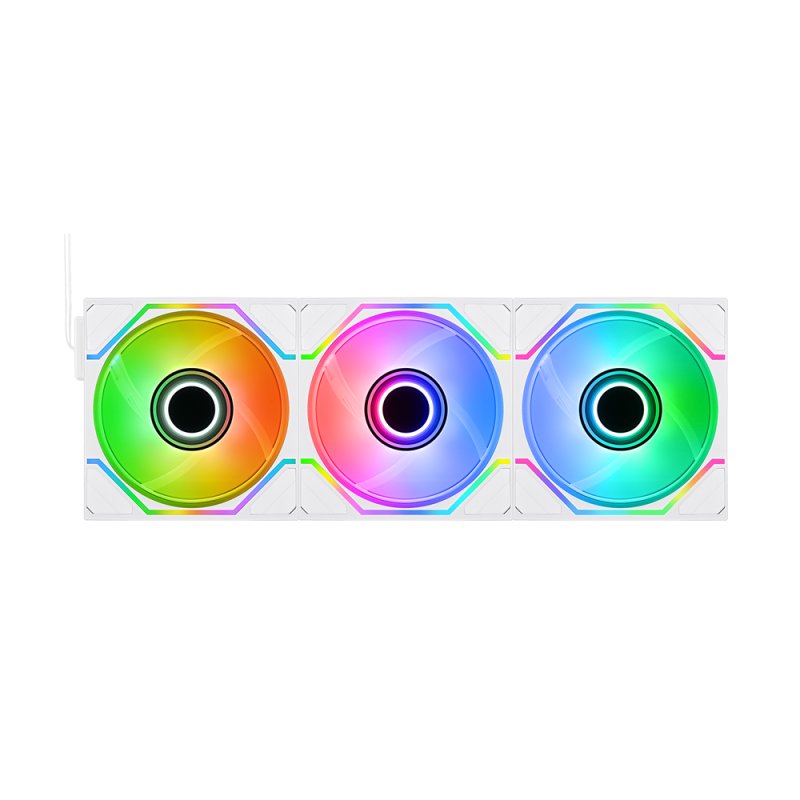 SWAFAN 120 EX INFINITY (weiß, 3er-Pack, 124 mm)