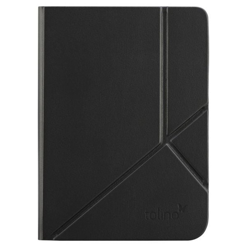 tolino shine / shine color - Origami Falttasche - Schwarz Kompatibel mit dem tolino shine und shine color