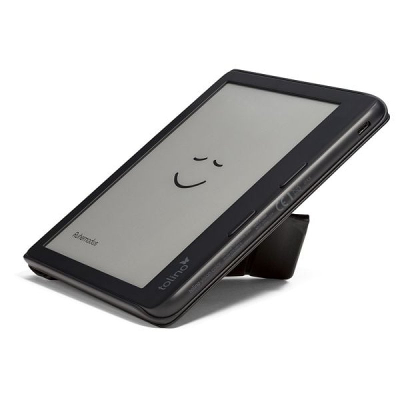 tolino vision color - Origami Falttasche - Schwarz Kompatibel mit dem tolino vision color