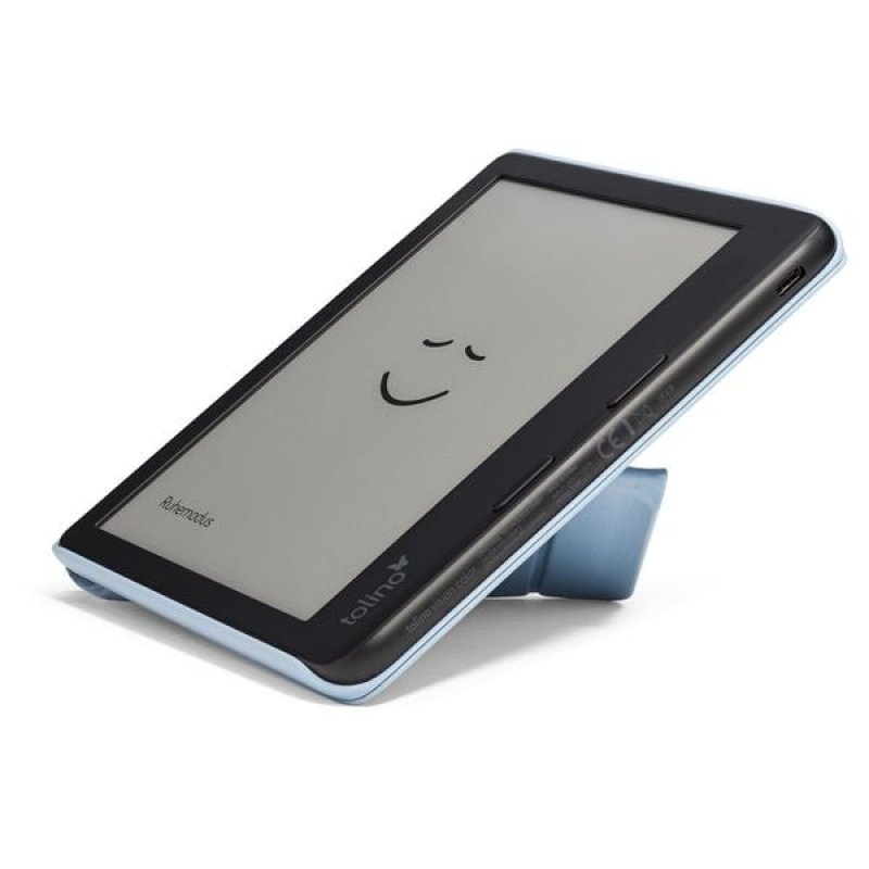 tolino vision color - Origami Falttasche - Blau Kompatibel mit dem tolino vision color