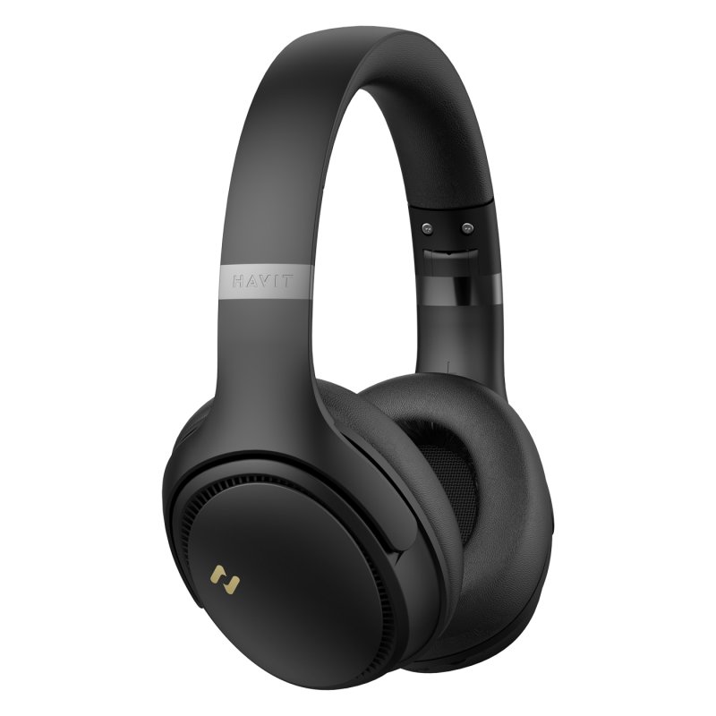 Havit Pro Anc Bluetooth Kulaklık Siyah Casque Sans fil Ecouteurs Appels/Musique/Sport/Au quotidien Noir