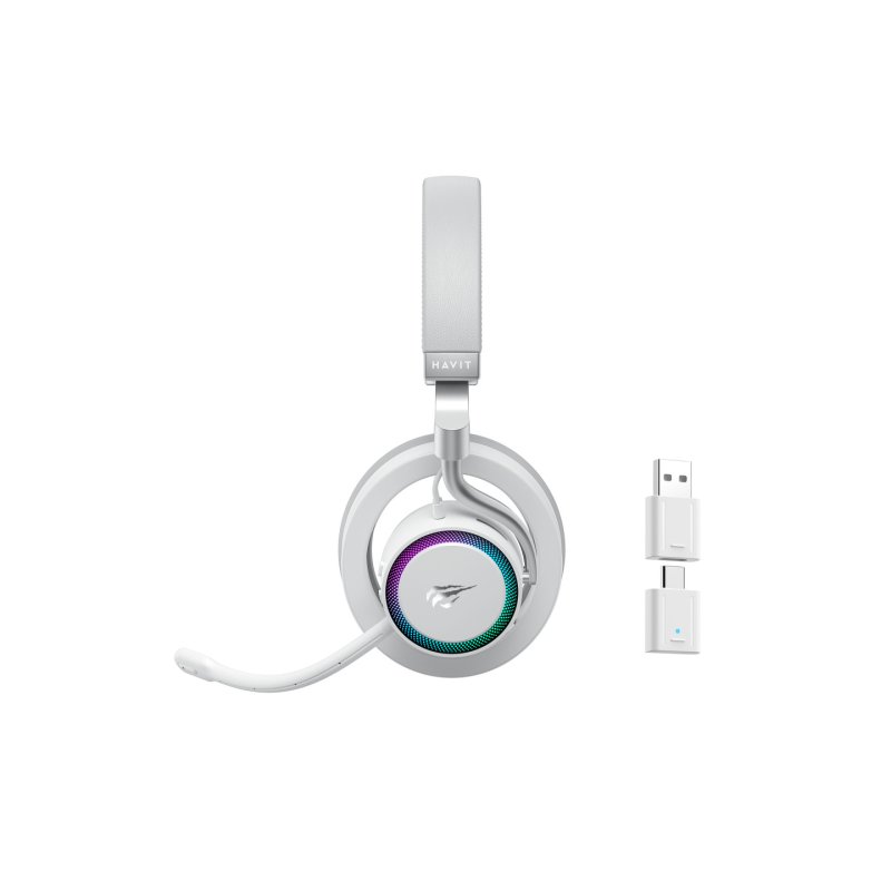 Havit Fuxi-H8 - wireless gaming headphones (white)