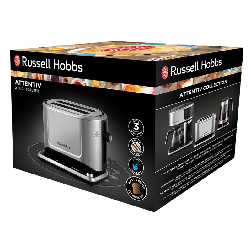 Russell Hobbs 26210-56 toaster 2 slice(s) Satin steel