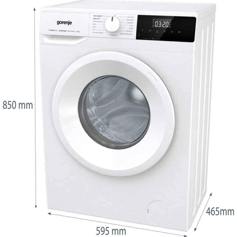 Gorenje WNHPI74SCPS/DE washing machine Front-load 7 kg 1400 RPM White