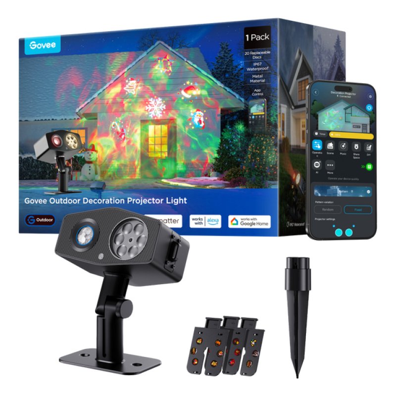 Govee H7071 Spot d'éclairage intelligent Wi-Fi/Bluetooth