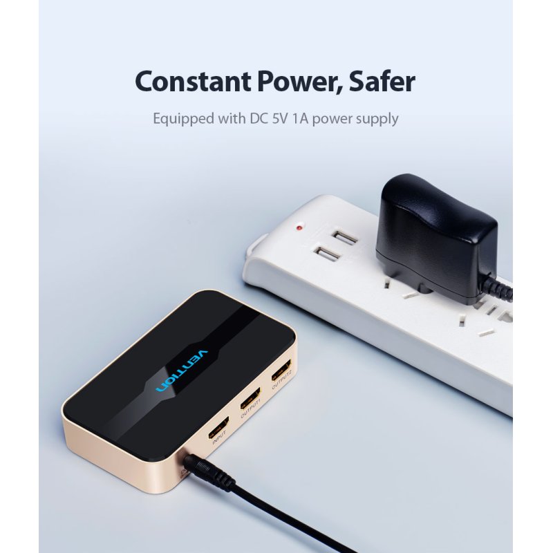 Vention ACBG0-EU répartiteur vidéo HDMI 2x HDMI