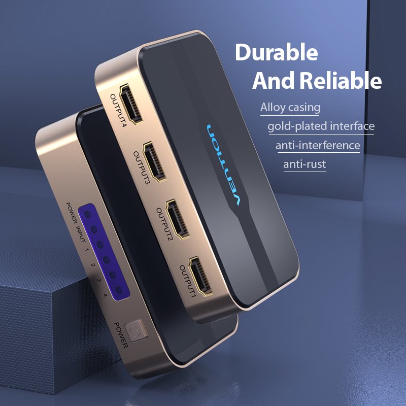 Vention ACCG0-EU répartiteur vidéo HDMI 4x HDMI