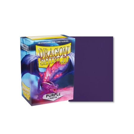 Lot de 100 Sleeves Dragon Shield Matte (Purple)