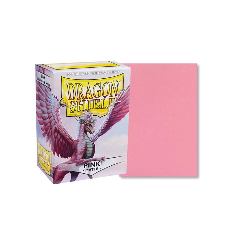 Lot de 100 Sleeves Dragon Shield Matte (Pink)