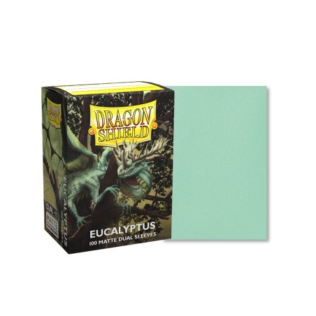 Lot de 100 Sleeves Dragon Shield Dual Matte (Eucalyptus Lehel)