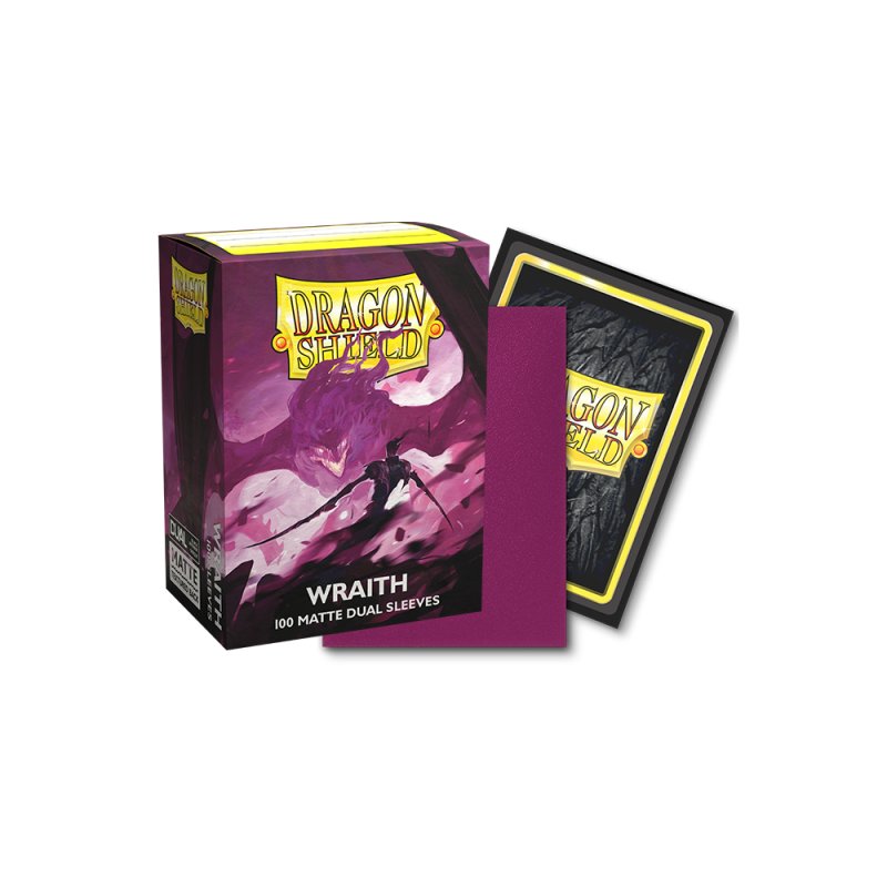 Lot de 100 Sleeves Dragon Shield Dual Matte (Wraith)