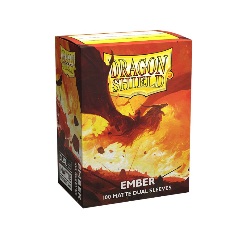 Lot de 100 Sleeves Dragon Shield Dual Matte (Ember)