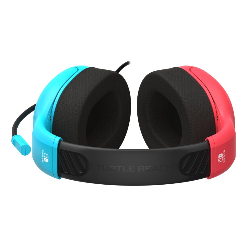 Turtle Beach Airlite Fit Casque de Jeu Filaire Bleu et Rouge sous Licence Officielle pour Toutes Les Nintendo Switch -