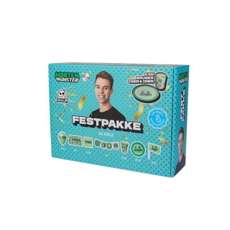 FIRSTGRADE - Partykit 10 pack - Morten Münster