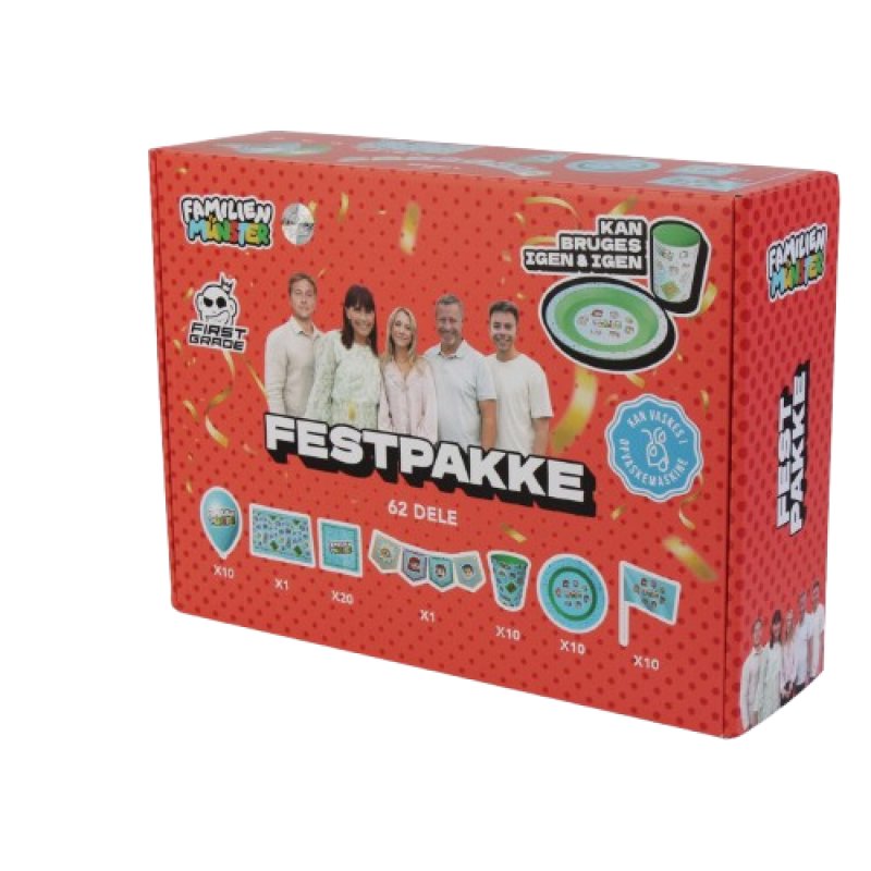 FIRSTGRADE - Partykit 10 pack - Familien Münster