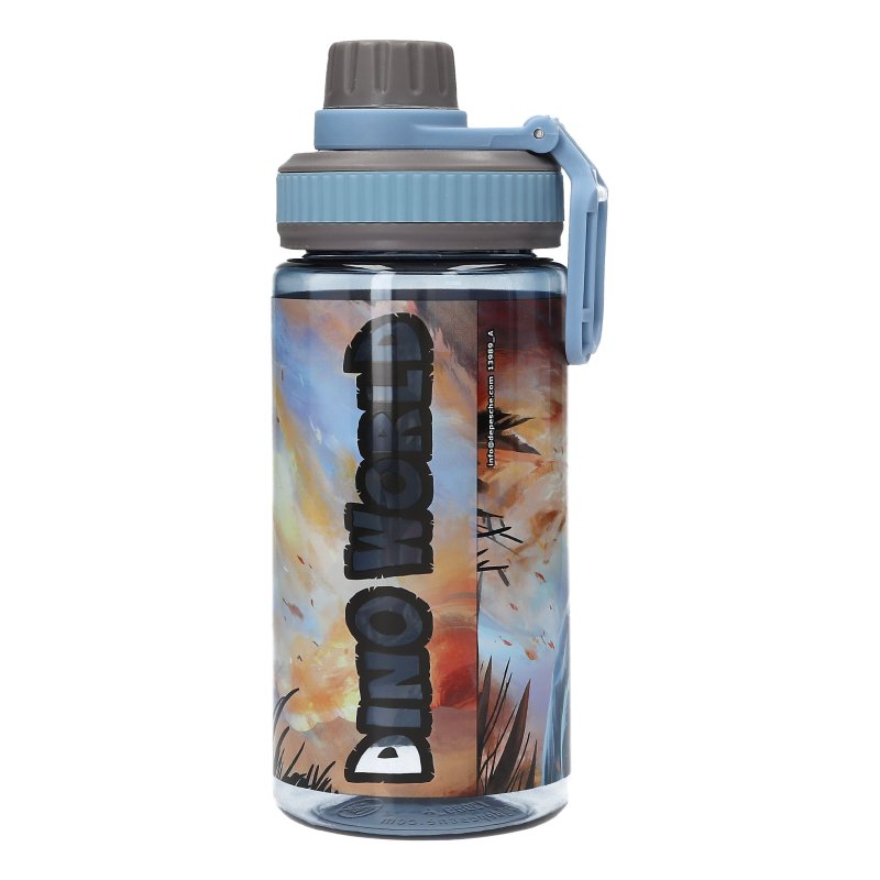 Dino World - Drinking Bottle - Grey-Blue - 500 ml
