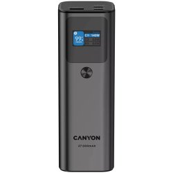 CANYON Powerbank PB-2010 TFT 27000 mAh 97.2Wh PD140W QC 3.0 - Dark Grey