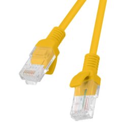 LATIGUILLO LANBERG CAT.6E UTP 10M FLUKE PASSED NARANJA