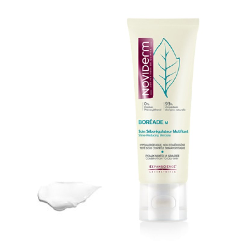 Noviderm Boréade M Shine-Reducing Skincare Day & night cream Face 40 ml