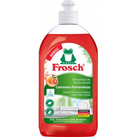 Frosch 500ml Dishwashing Liquid Concentrate Red Orange
