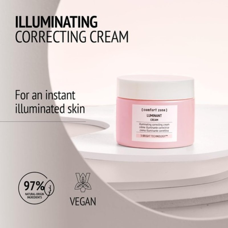 Comfort Zone Luminant Face Cream Instant Illuminating and Correcting Cream 2.03 Oz